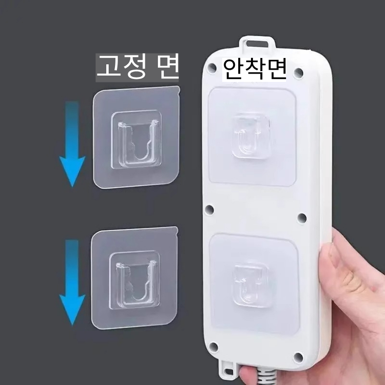 제이와이 12P 거치대 책상 브라켓 선반 무타공 세트 정리 무타공 멀티탭 5,000원