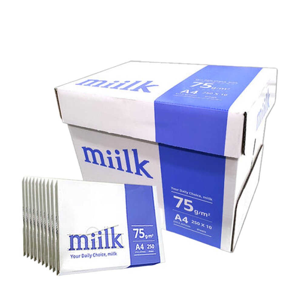밀크 복사용지 A4용지 75g 1BOX250매x10권 41,880원