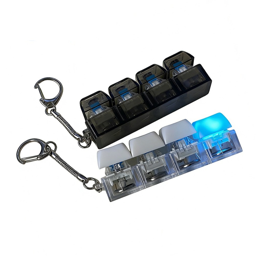 LED 키캡키링 키보드키링 4구 딸깍이 스트레스 해소 키홀더 피젯 스위치 열쇠고리 1+1 9,900원