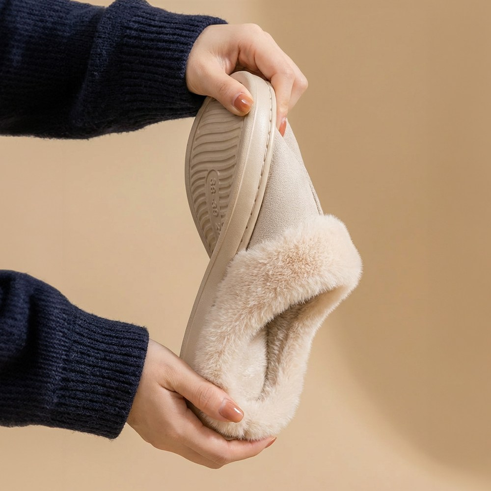 모노하우 포근한 털슬리퍼 털신 따뜻한 겨울 신발 실내 사무실 실내화 브라운 18,900원