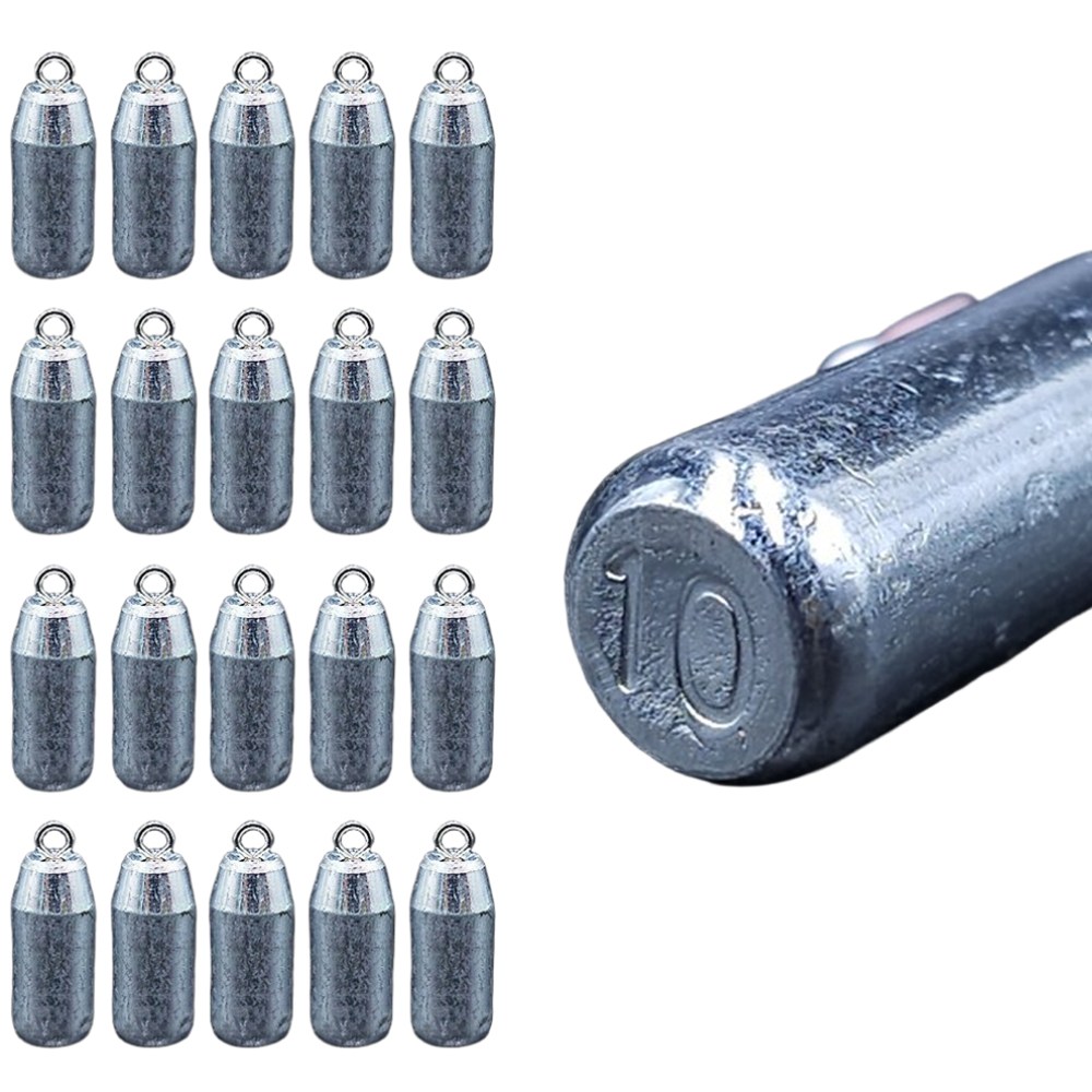 싸가지피싱 회전 강철추 20개 1세트 고리추 봉돌, 1세트, 20개입 4,000원