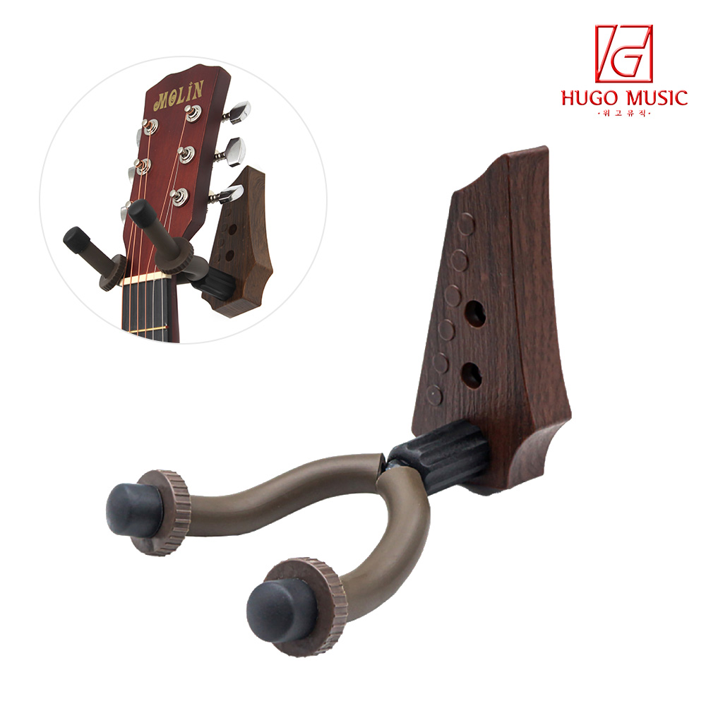 위고뮤직 KAT-23 통기타 행거 기타 행거 벽걸이 거치대 진열대 악기걸이 일렉기타헤드, 1개 7,500원