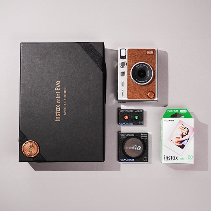 [한국후지필름] 정품 인스탁스 미니에보 EVO 한정판 스페셜 패키지 필름 세트 335,000원