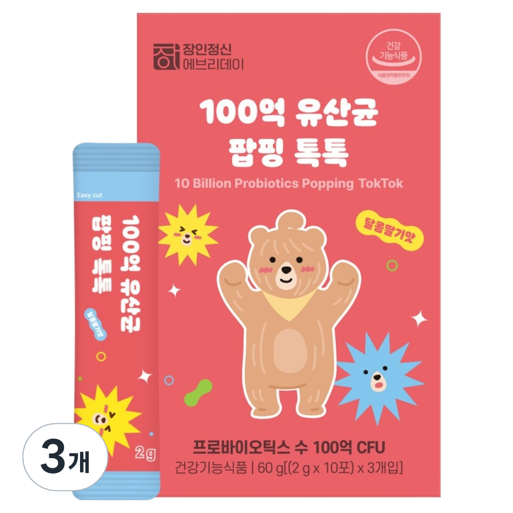 장인정신에브리데이 100억 유산균 팝핑톡톡 128,700원