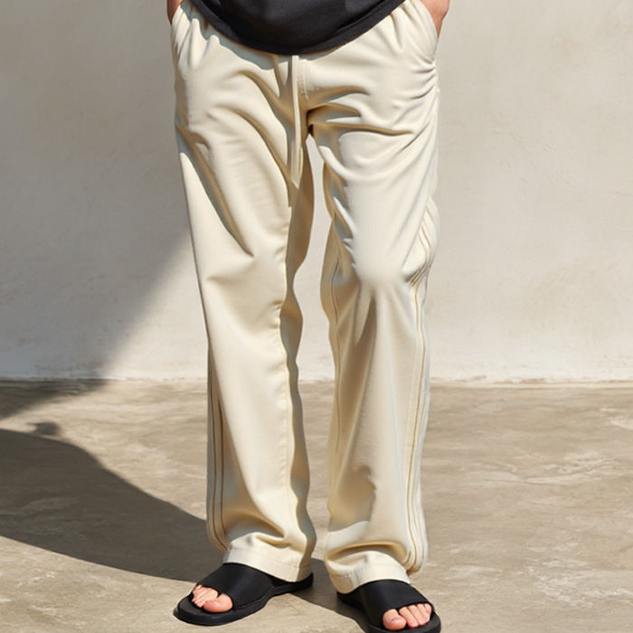 남자 찰랑 와이드핏 냉장고 바지 사이드 핀턱 팬츠 JG-SSBM036 18,900원