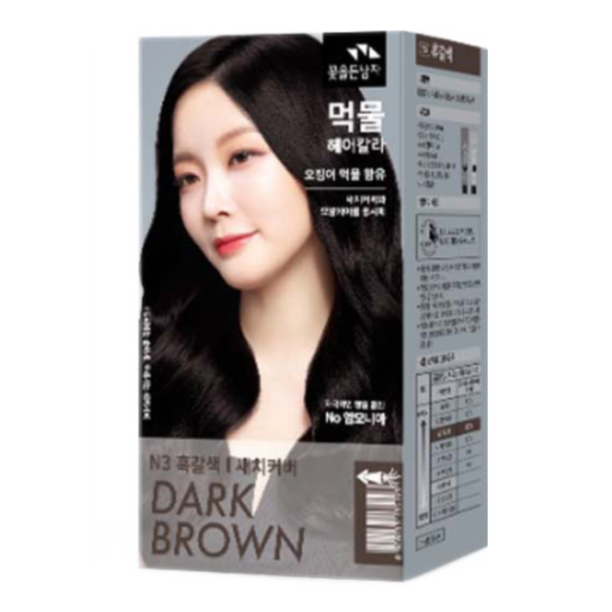 꽃을든남자 먹물 헤어칼라 대용량 200g N3(흑갈색) 8,960원