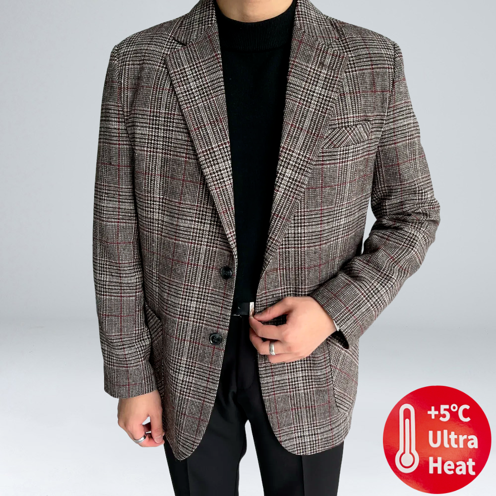 남자 울 글렌체크 싱글 자켓 블레이져 빅사이즈 S-4XL (1126-1) 87,820원