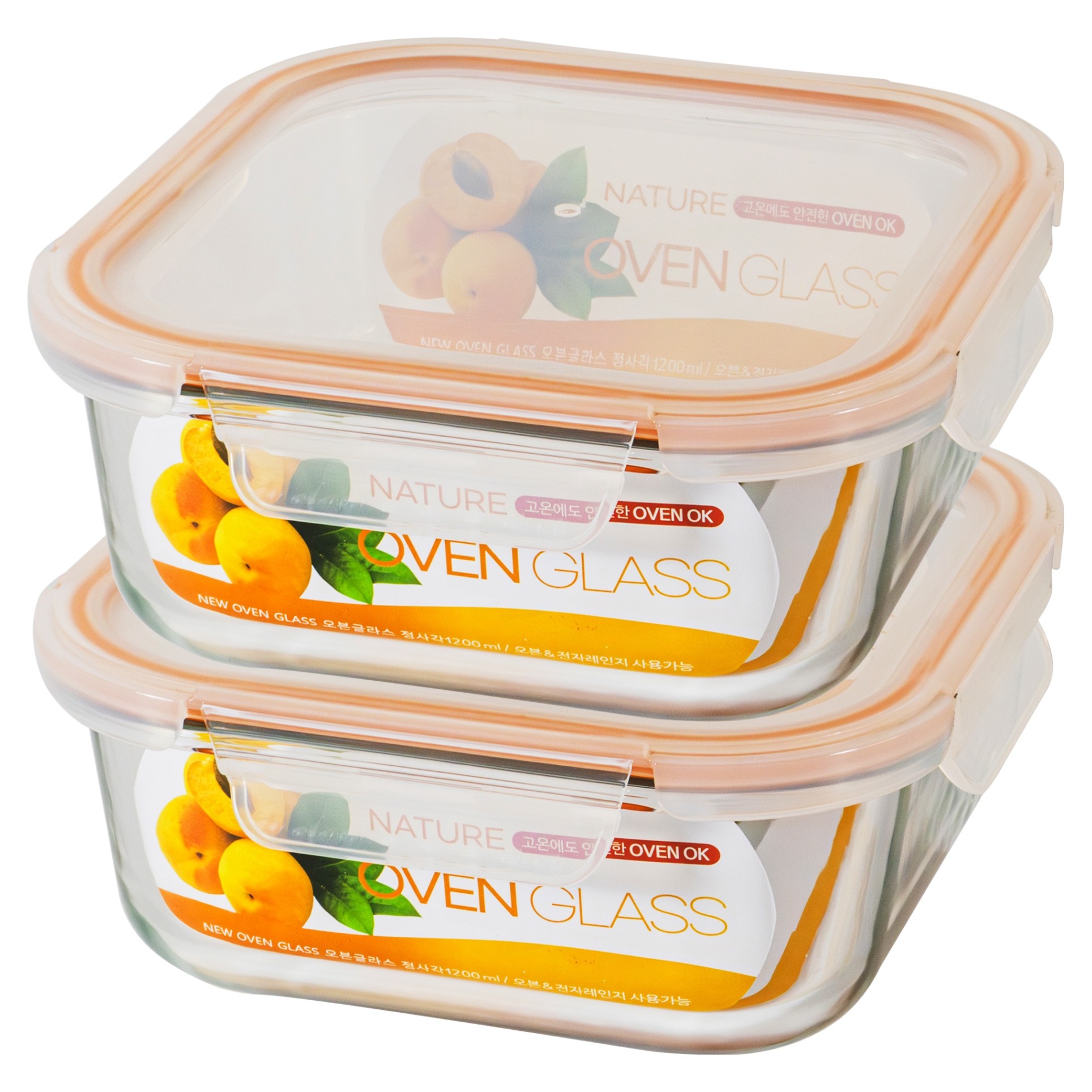 발룬피니 내열강화유리 정사각 밀폐용기 7,610원