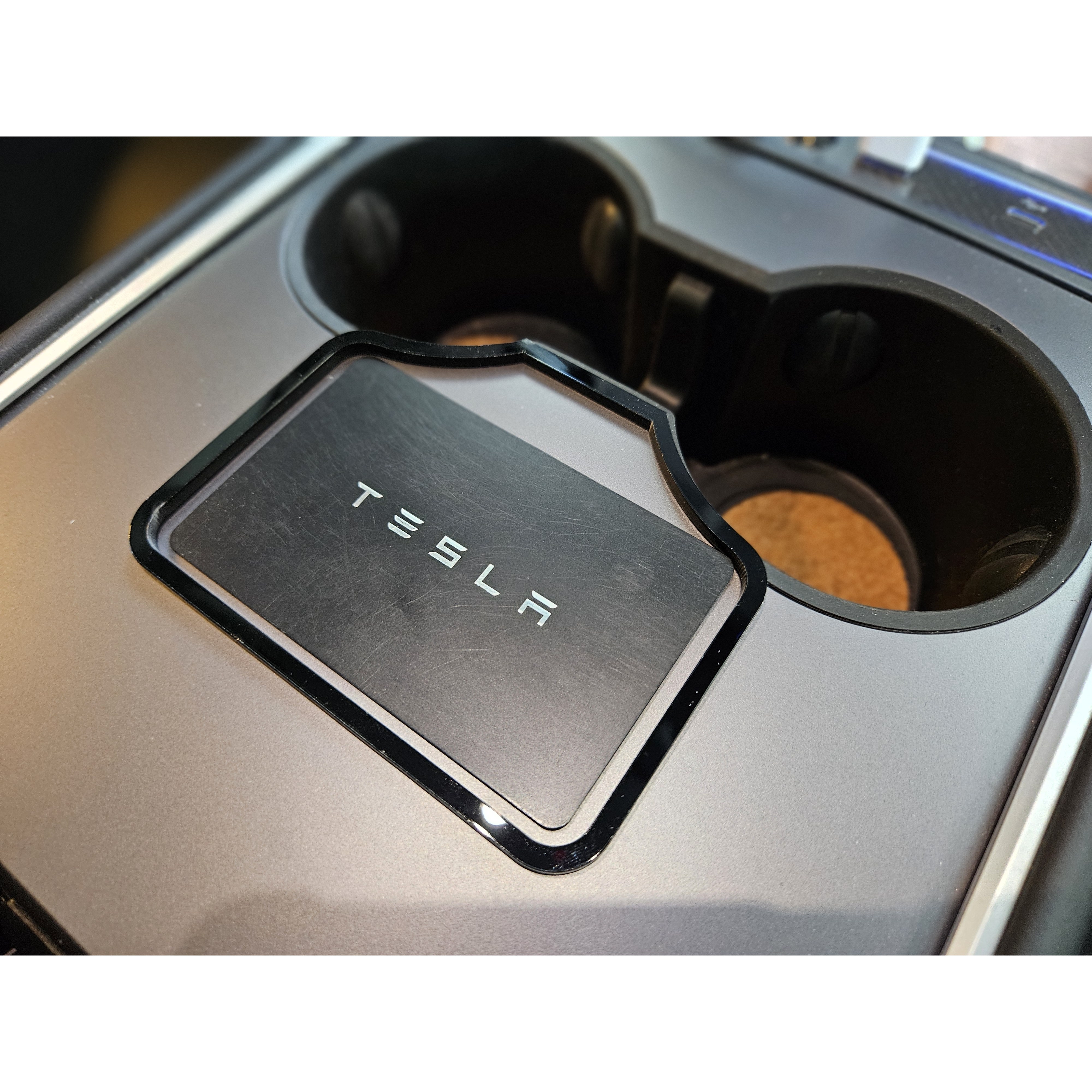 테슬라모델3 실리콘 컵홀더 흔들림방지, 1개, 그레이 11,000원