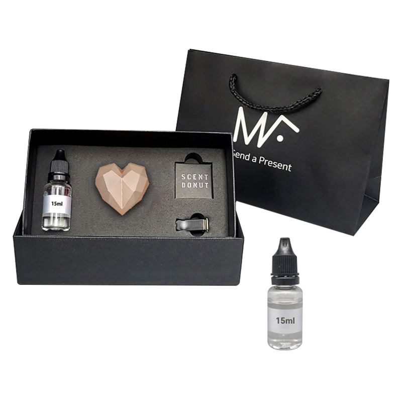 엠퓨처 차량용 하트 방향제 매트로즈골드 + 오일 15ml x 2p 세트 + 쇼핑백, 1세트, 블랙체리 15,890원