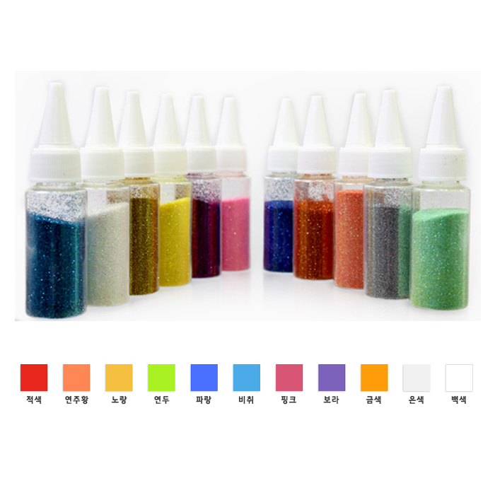 예스통상 슬라임만들기모음전 슬라임DIY재료 반짝이가루 베이스 파츠 비즈 컬러풀베이스 1,400원