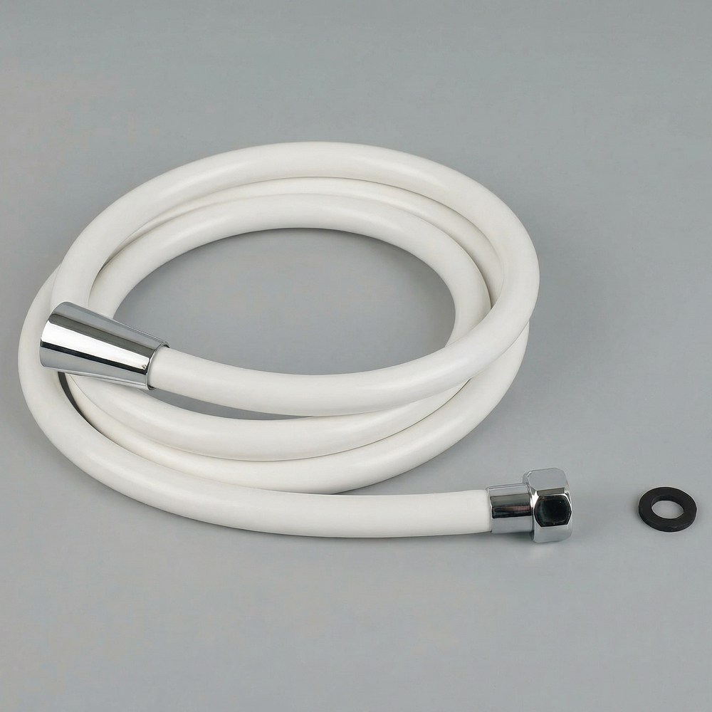 폰타나 TF-AC723177 욕실 물 때 방지 샤워기 PVC 호스, 화이트, 1.7m 25,000원