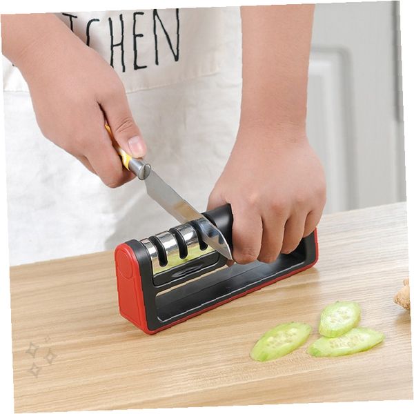가정용 칼날 연마기 3단 샤프너 주방 식칼 칼갈이 안전 여성용 조리 도구 관리 9,690원