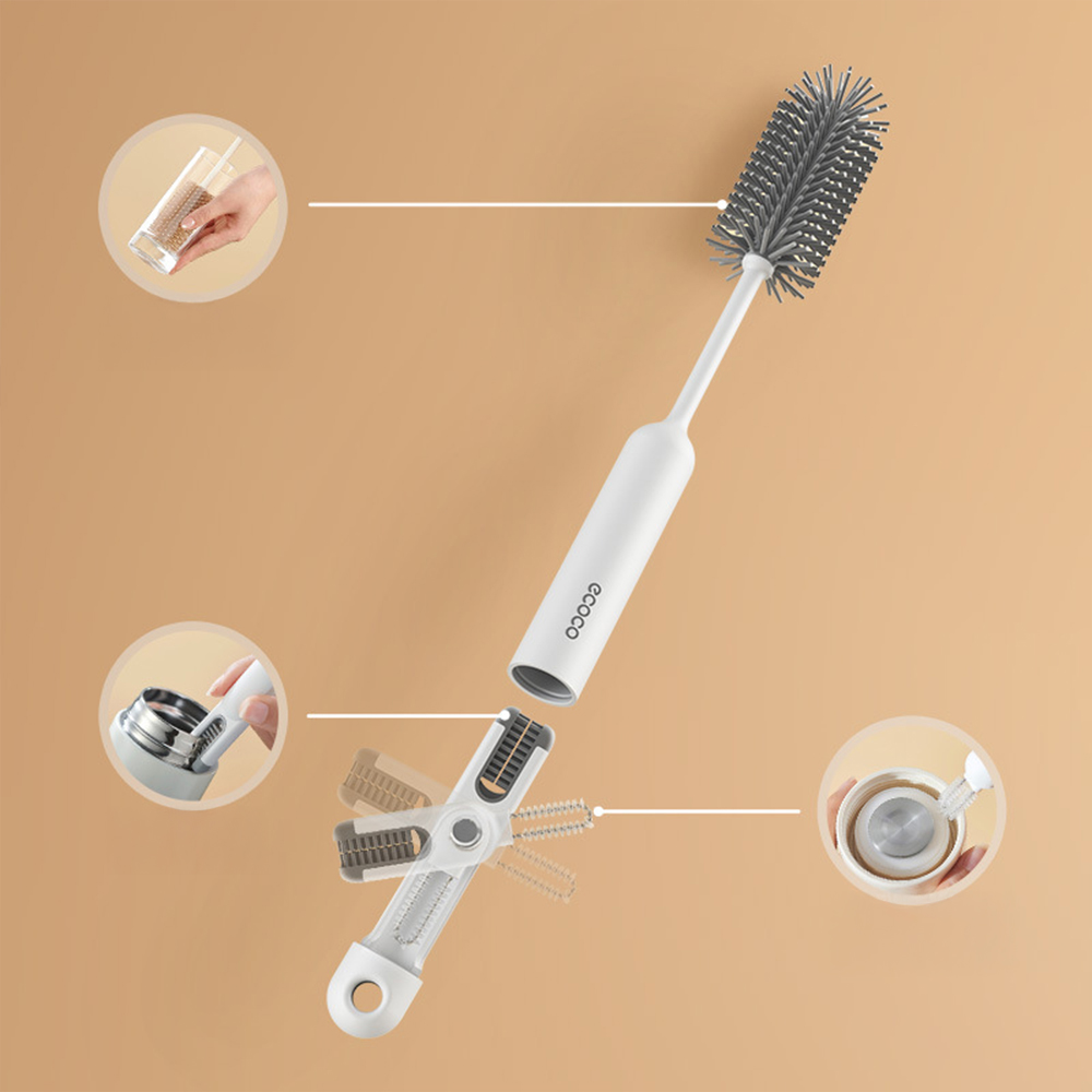 완벽청소 3in1 틈새 텀블러 물병 미니 다용도 청소솔, 1개, 화이트 15,900원