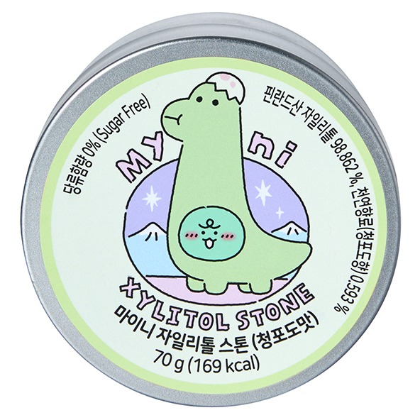 마이니 자일리톨 스톤 청포도맛, 70g, 1개 8,400원