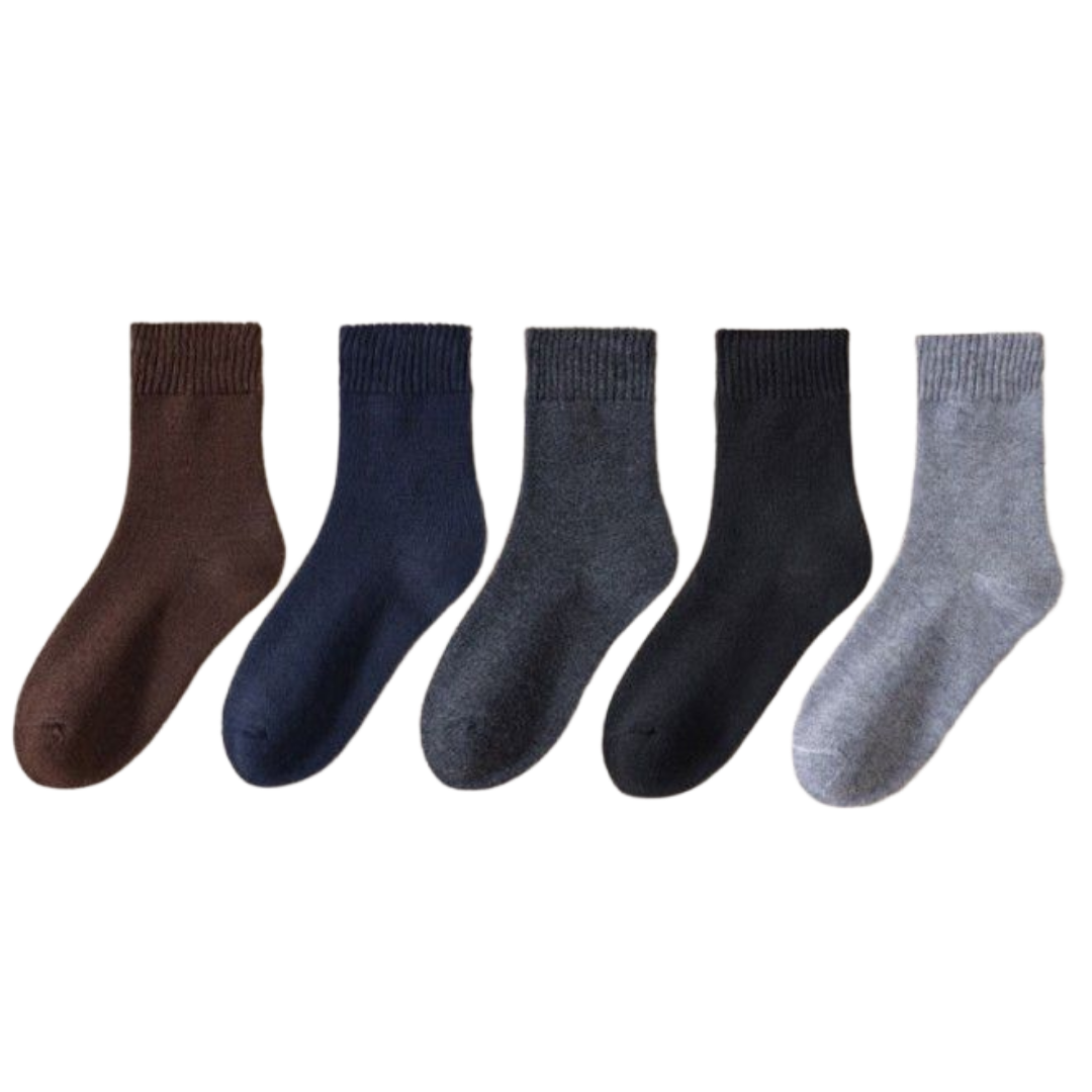 와이케이 남성 겨울 기모양말 10켤레 (5color 2set)/한파 방한 중목양말 보온 야외작업 20,000원