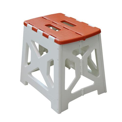 [아리노] 국산 튼튼한 접이식 의자 2P 대형 하중 100kg 휴대용 캠핑 발판의자, 대 x 화이트+오렌지 x 2개, 2개 19,900원