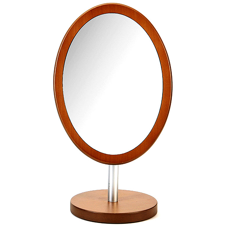 토탈하우스 국산 우드 타원형 탁상거울 HM-458 21,800원