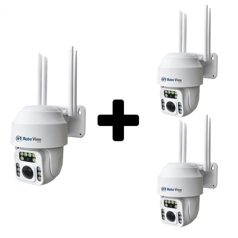 글로벌아이넷 로보뷰P3 3세트 홈 CCTV 홈캠 2.8mm-12mm 광학줌 QHD IP카메라, 1개, 01.로보뷰G 화이트(White) 754,500원