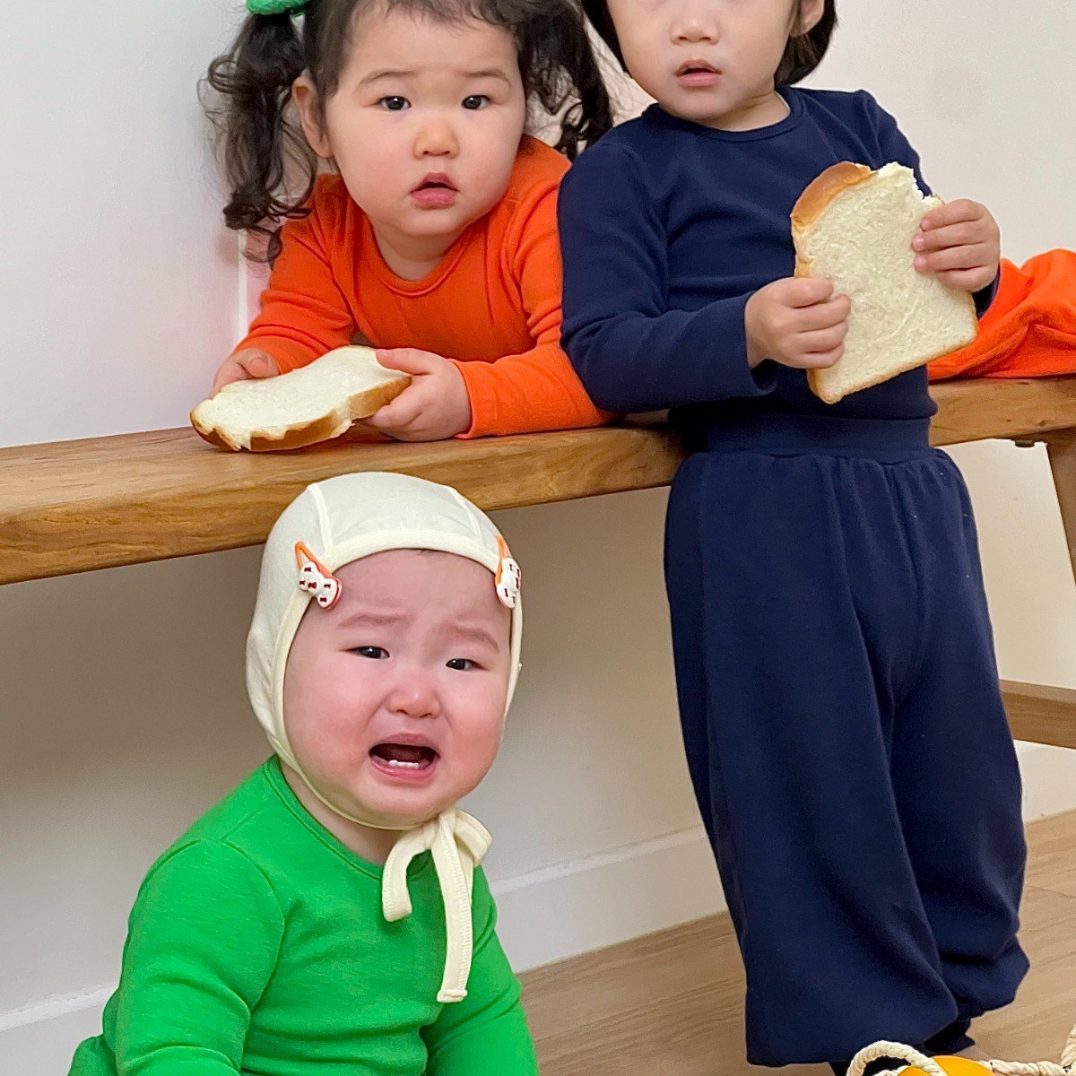 미니유니 소프트 슬림 아동 실내복 상하세트 봄 등원룩 28,900원