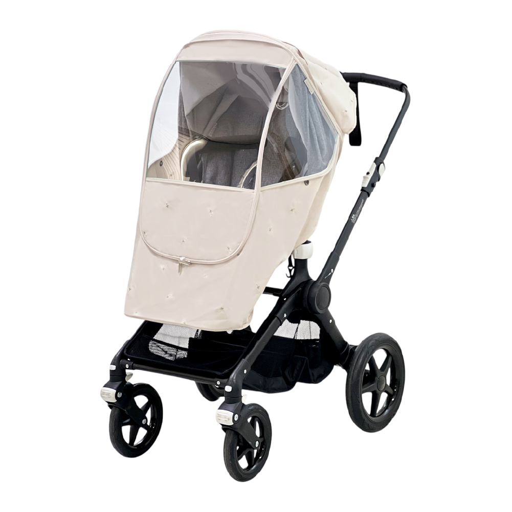 맘노코 자수 방풍커버 유모차커버 유아차커버, 크림플라워 아이보리 자수 방풍커버, 1개 62,500원