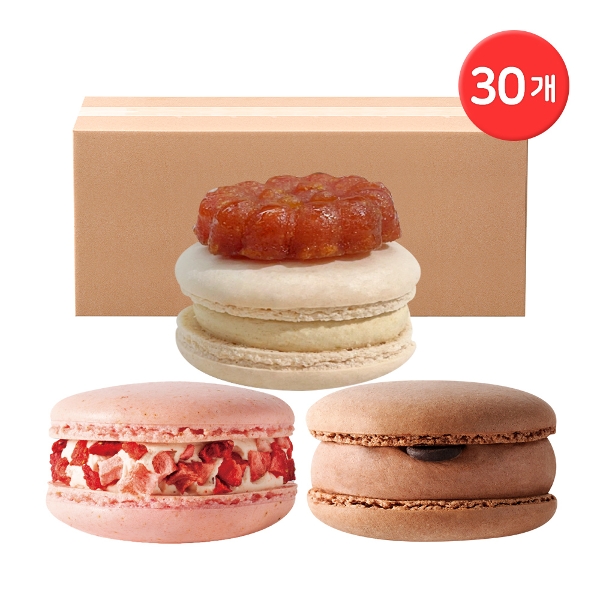 기타 CJ프레시웨이 수제마카롱 혼합구성 총 30개 / 약과 10 + 초코 딸기 34,500원