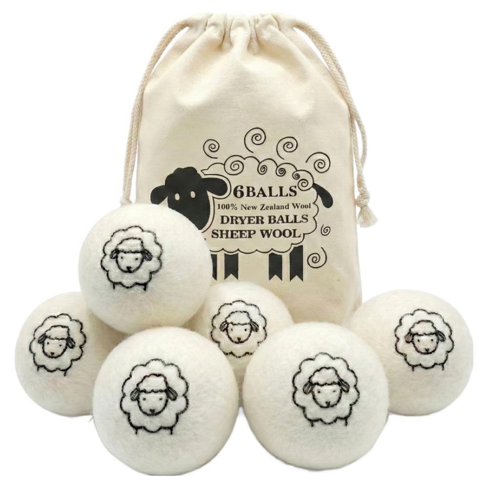 뉴모먼트 울 드라이어 볼 건조기 정전기 양모볼 6p + 전용파우치1개 13,900원