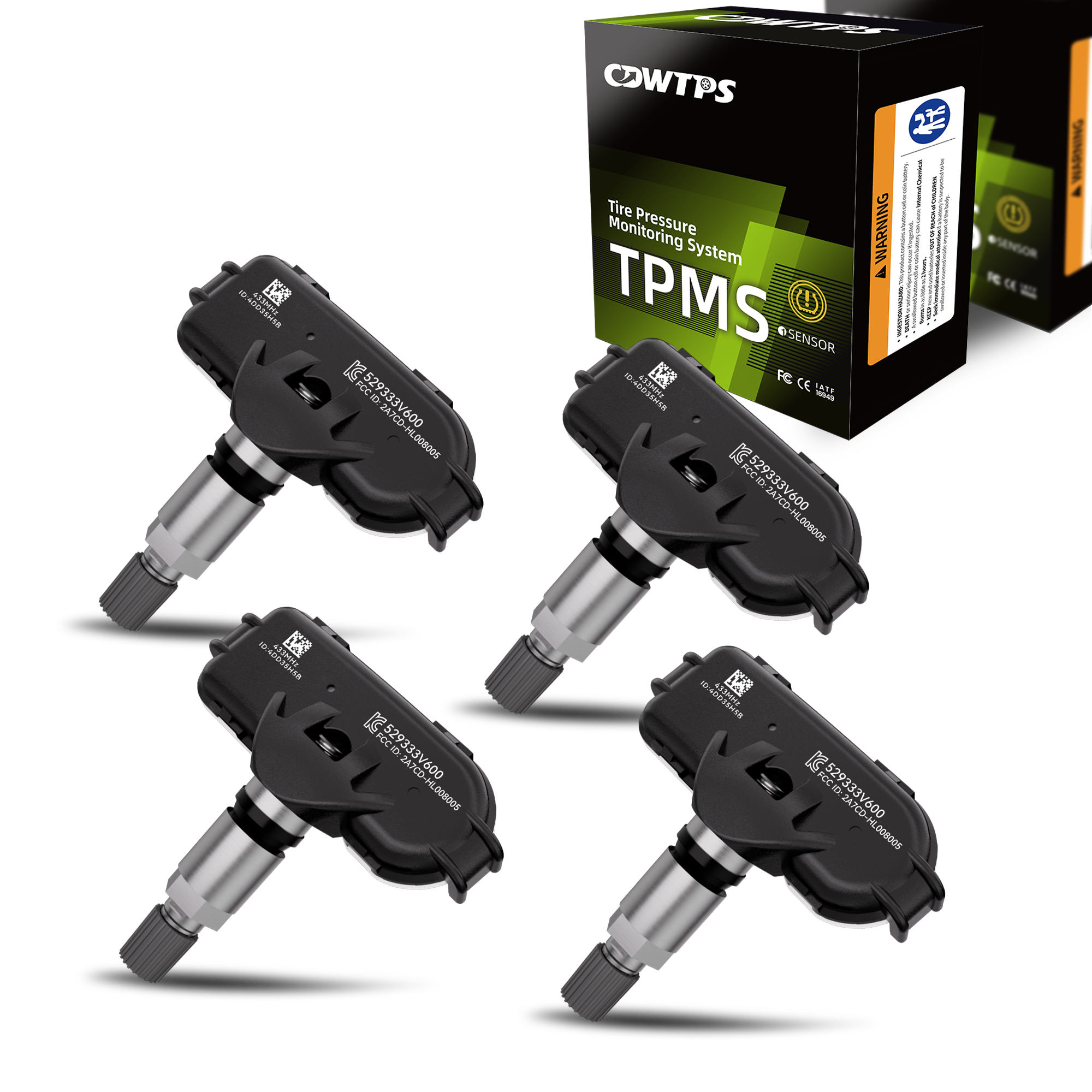 CDWTPS /TPMS 센서 /TPMS 공기압센서 /현대 그랜저 / 현대 i40/ 부품번호 529333V600, 검정, 4개 40,400원