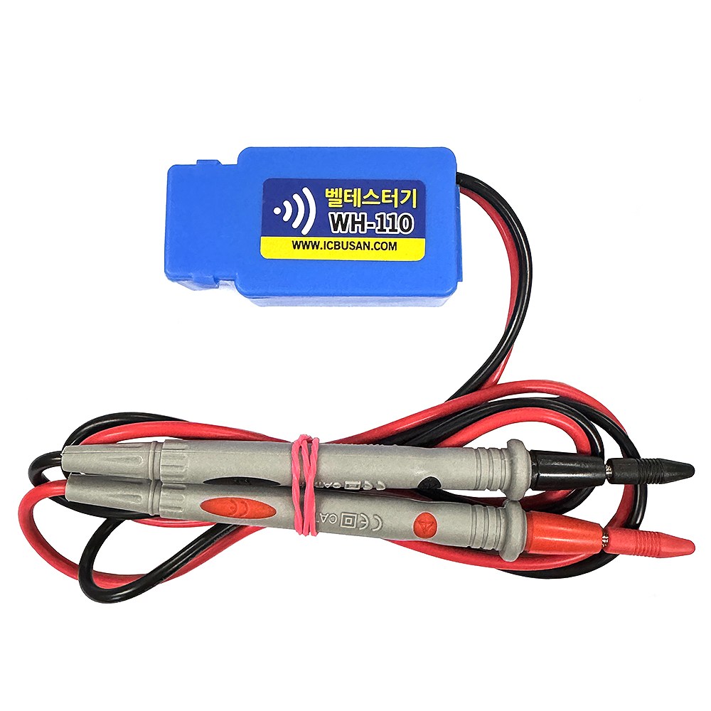 국산 도통 벨테스터기 WH-110 1M 고급테스터 리드형 전기기능사 단선체크용 13,800원