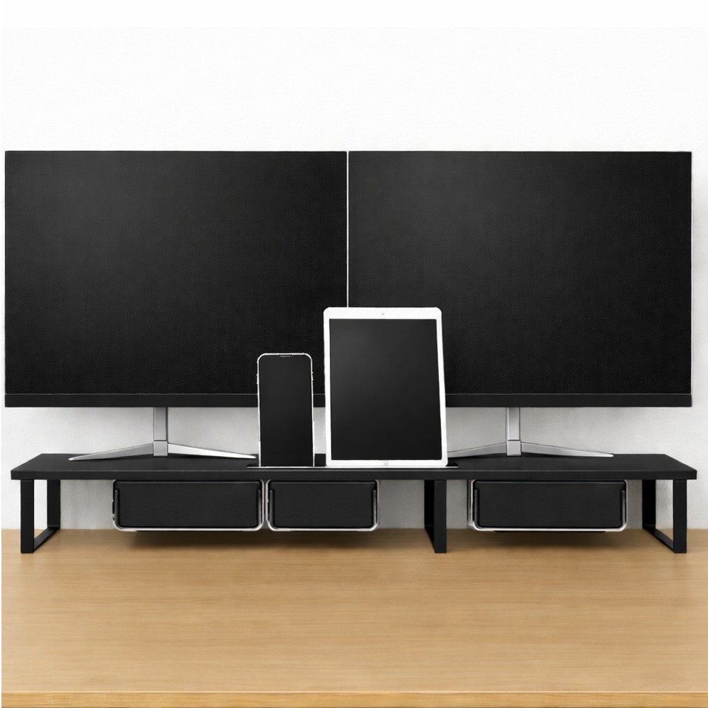 플레이기어 듀얼 모니터 받침대 높이14cm 스마트폰 태블릿 거치대 겸용 29,900원