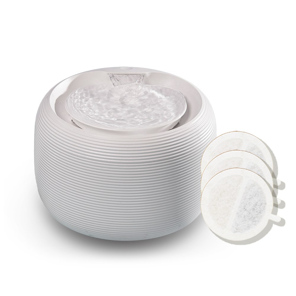 페키움 반려동물 자동 정수기 급수기 강아지 고양이, 페키움 자동정수기(세트2), 1세트 54,990원