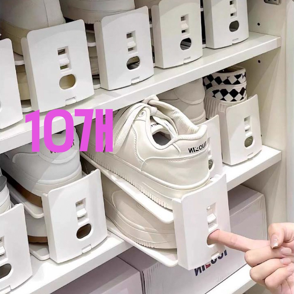 leoq 높이조절 슈즈렉 현관 신발장 정리대, 현재가 16,900원