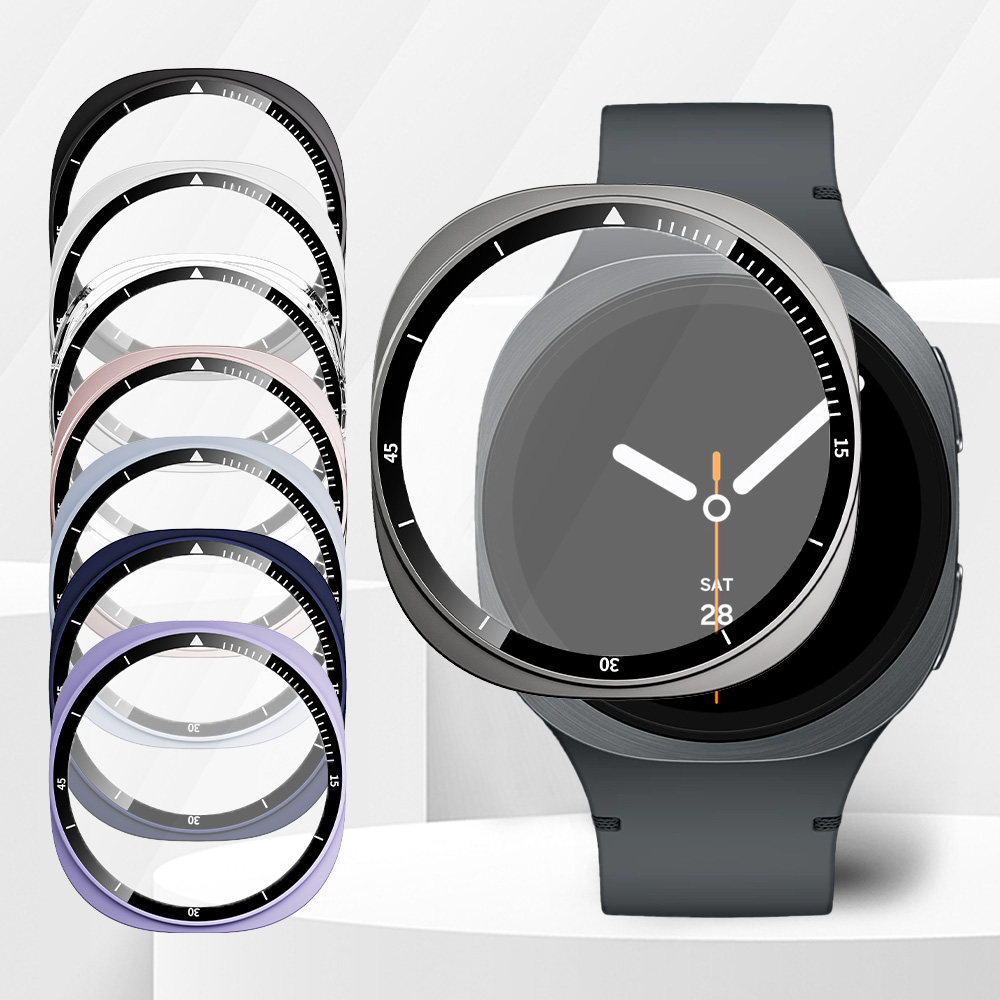 타임스토리 갤럭시워치8 PC 강화유리 풀커버 케이스 베젤 하드 액정보호 8,900원