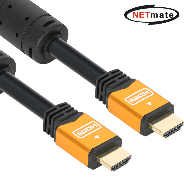 강원전자 넷메이트 NMC-HQ02Z 8K 60Hz HDMI 2.0 Gold Metal 케이블 2m, 1개, 2mm 6,900원