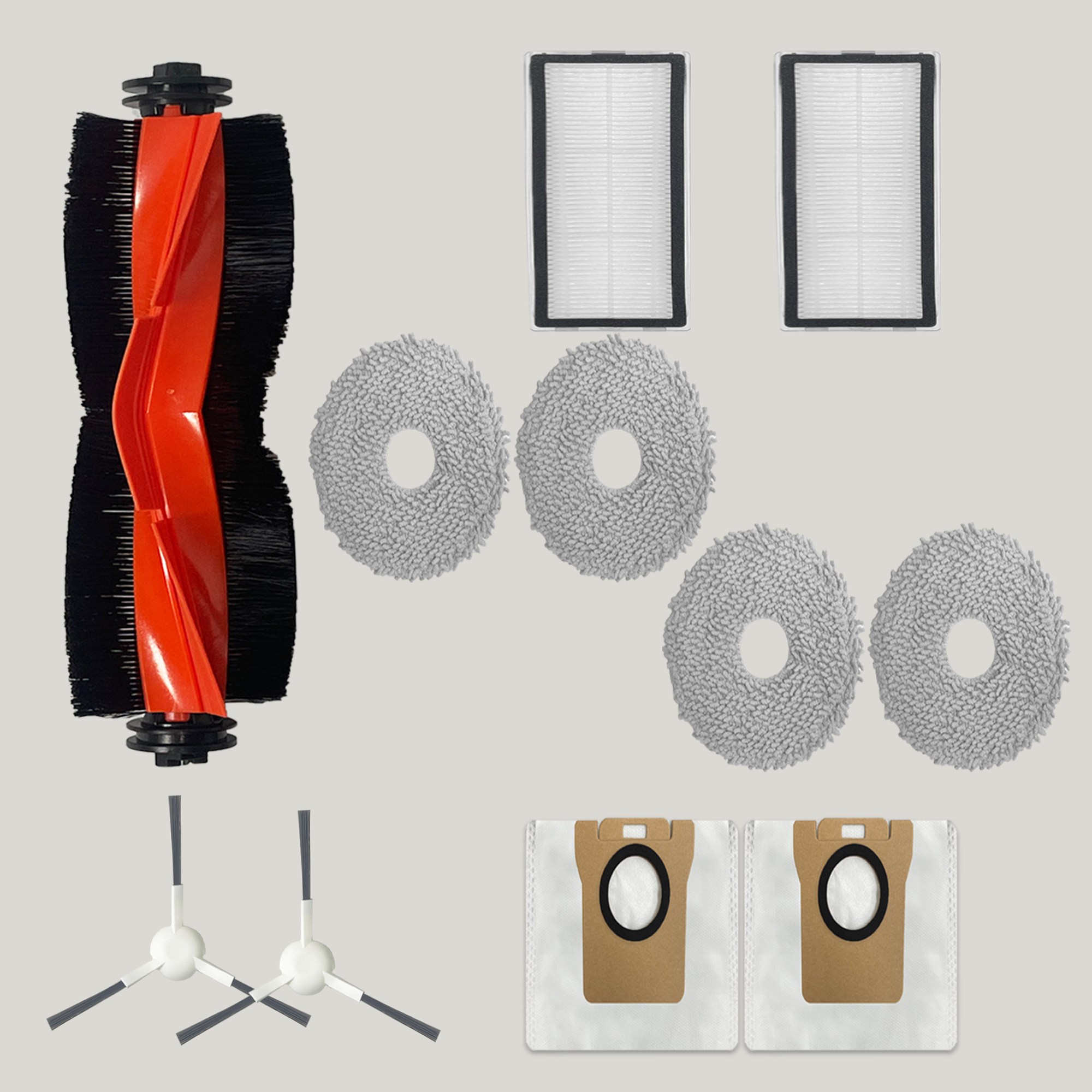 올데이컴퍼니 샤오미 X10+ X20+ B116CN 호환 로봇청소기 소모품 물걸레 더스트백 필터 사이드 브러시 먼지봉투 세트 19,500원