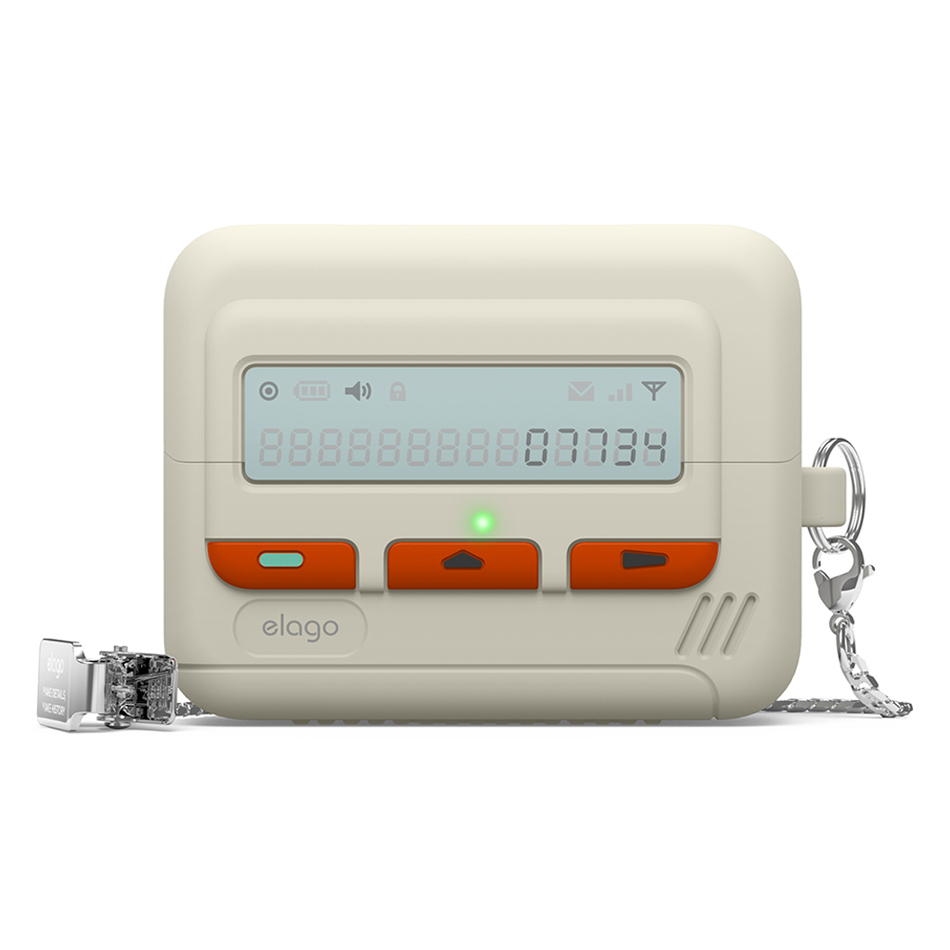 엘라고 삐삐 스트랩 케이스, 클래식 화이트, 1개, 갤럭시 버즈3 / 버즈3 프로 / 버즈3 FE 23,000원