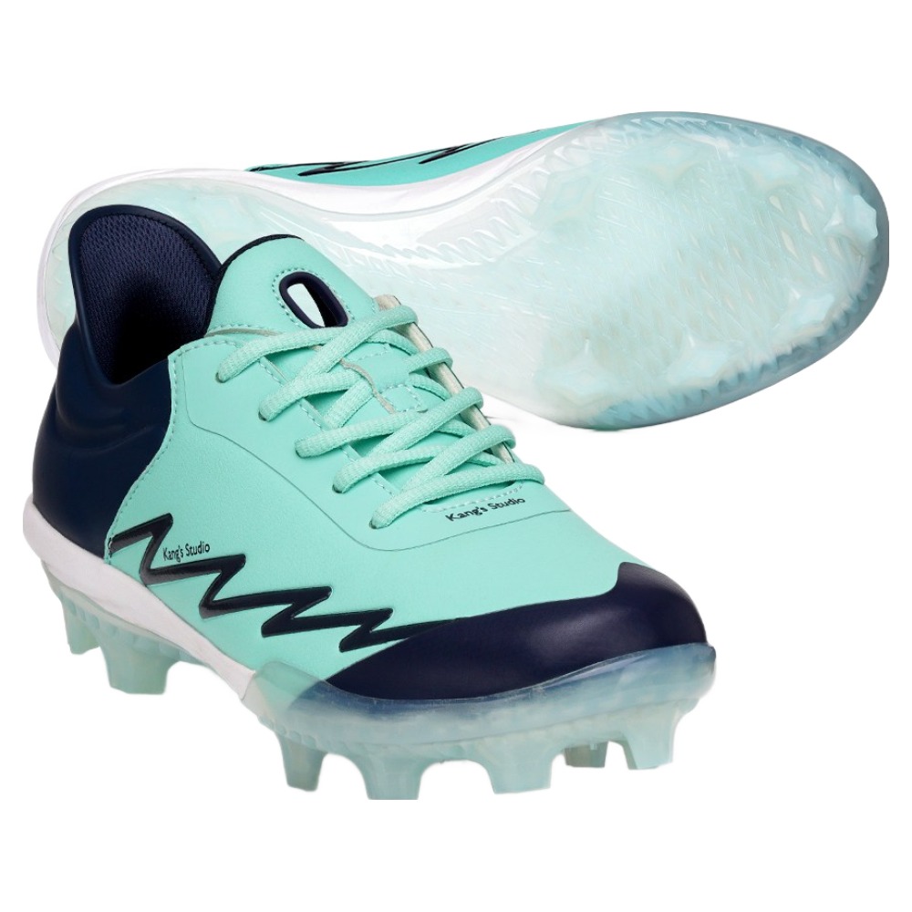 26년 캉스스튜디오 잭팟3 포인트스파이크 야구화 강스 포인트화 Mint & Navy - T04 70,830원