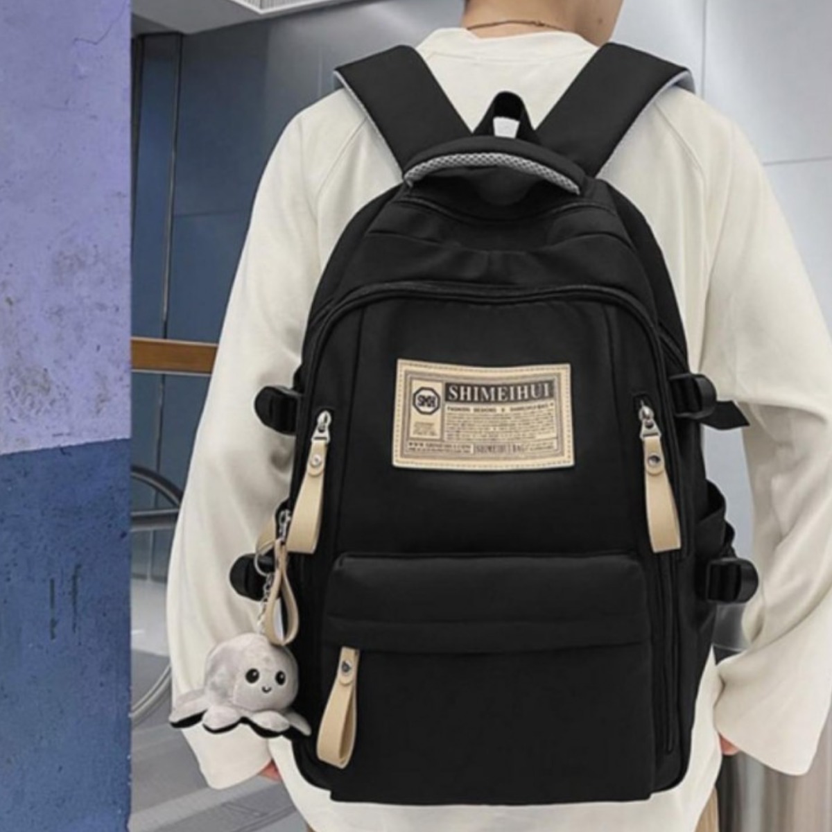 위시올데이 남녀공용 고등학생 신학기 백팩 학생 책가방 100,310원