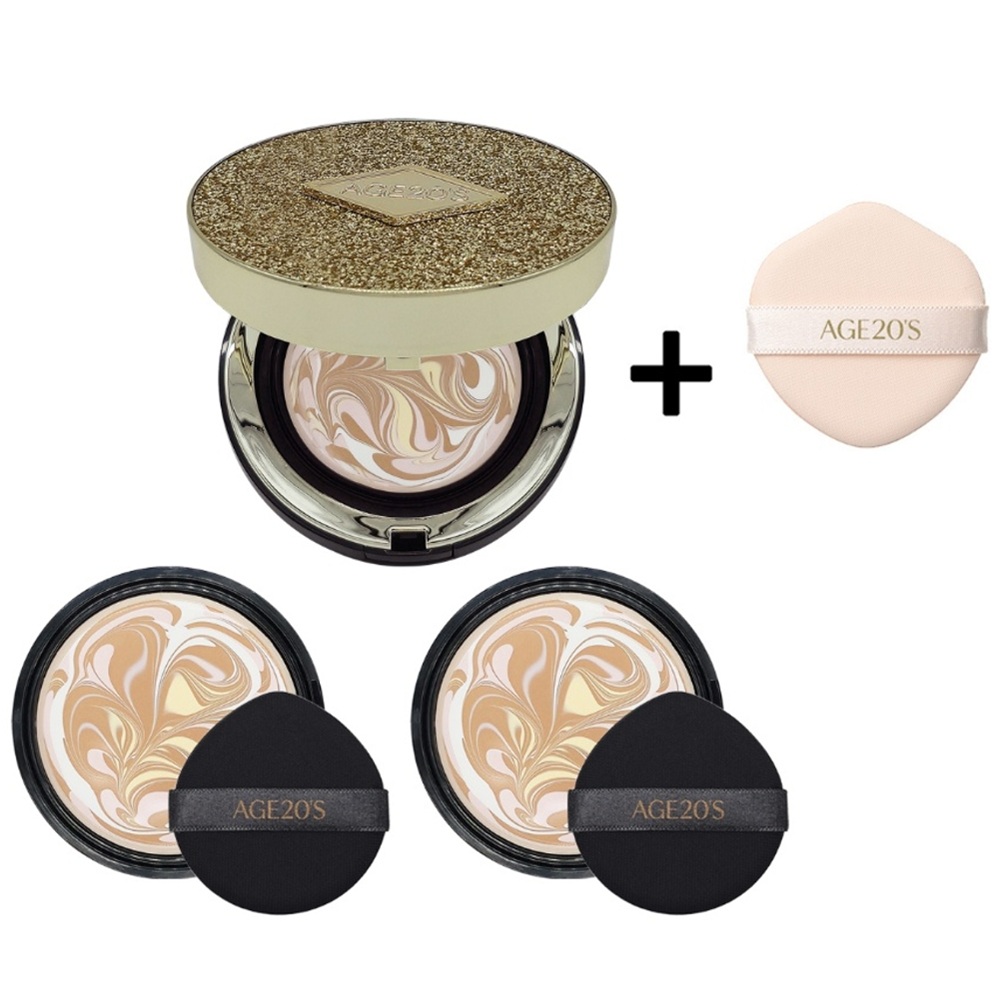 에이지20s 앰플 팩트 에센스 커버 최신상 럭스 골드 본품+리필 2개+정품퍼프 2매 74,900원