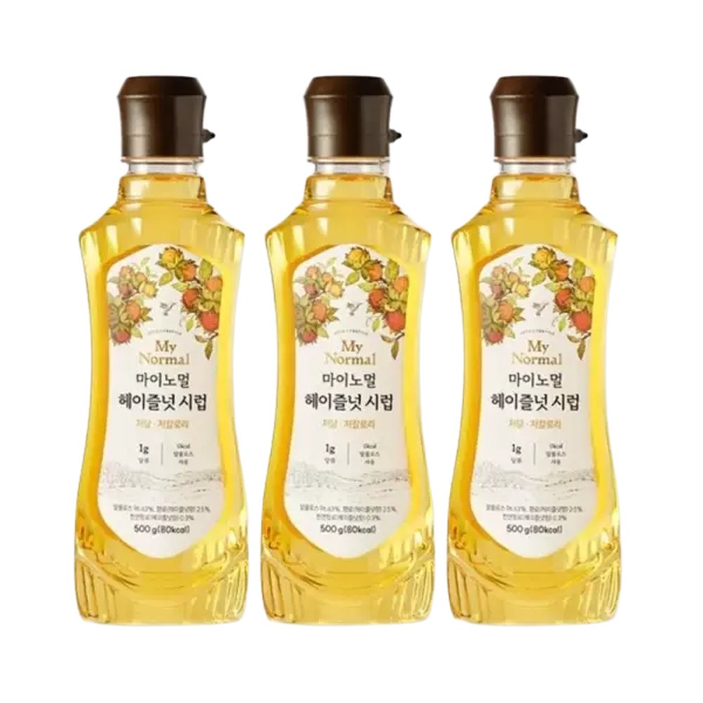 마이노멀 헤이즐넛 설탕대용 저당 알룰로스 커피 시럽 500g 3개 42,510원