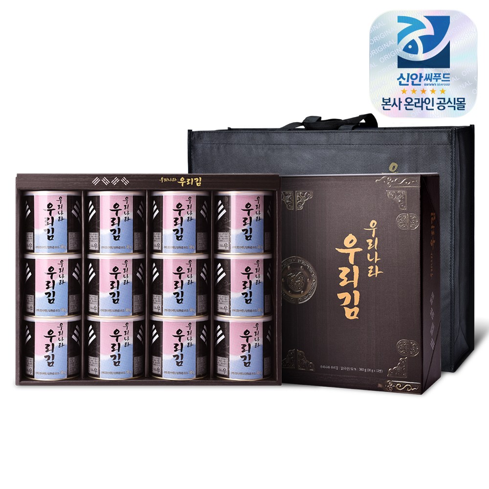 우리나라 우리김 캔김(30g)x12개 선물세트 68,900원
