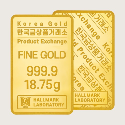 [한국금상품거래소] 24K 순금 미니골드바 0.3g 금테크 금바 선물 999.9 5,296,000원