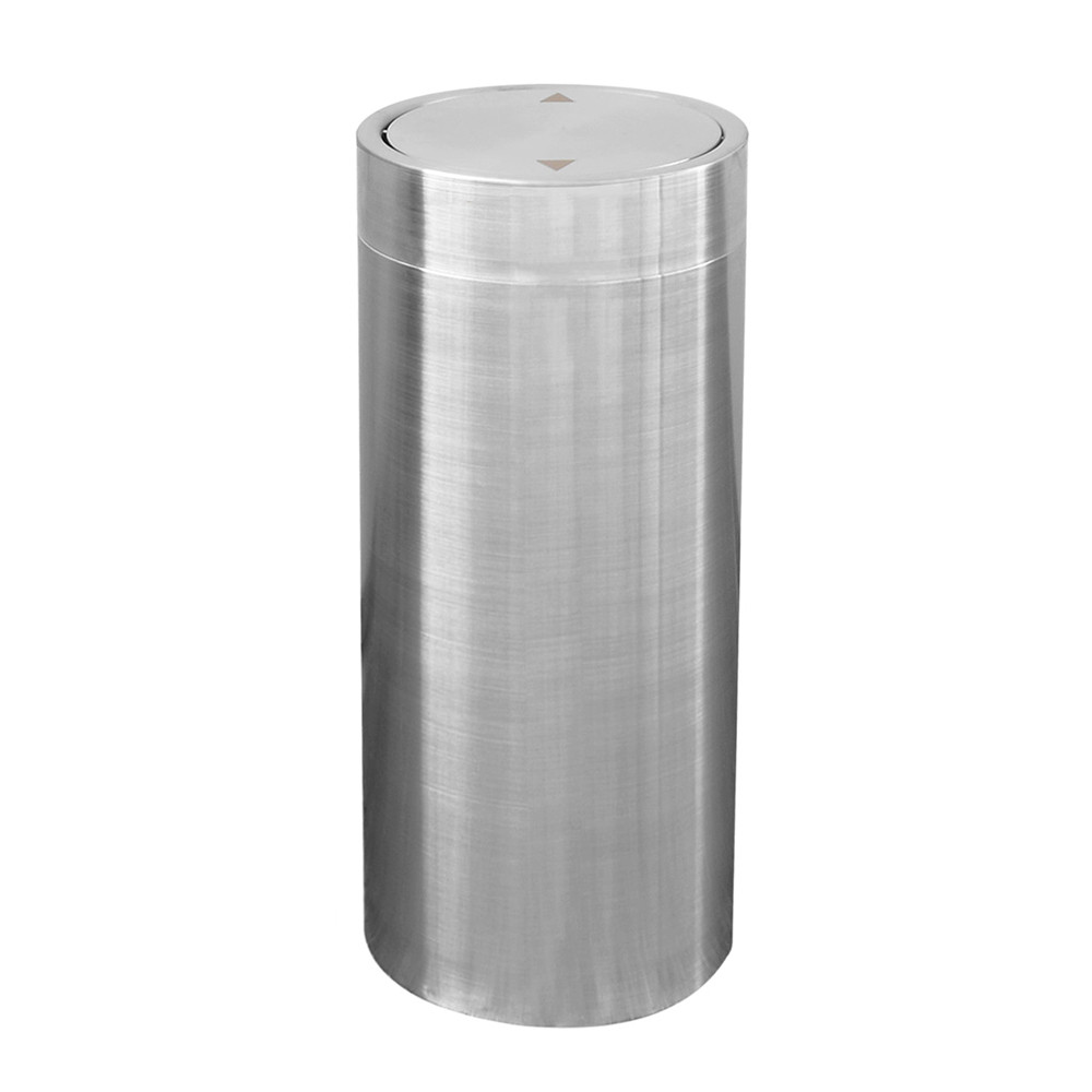 심플한 가정용 대호통상 회전식 뚜껑 스텐 휴지통 85,800원