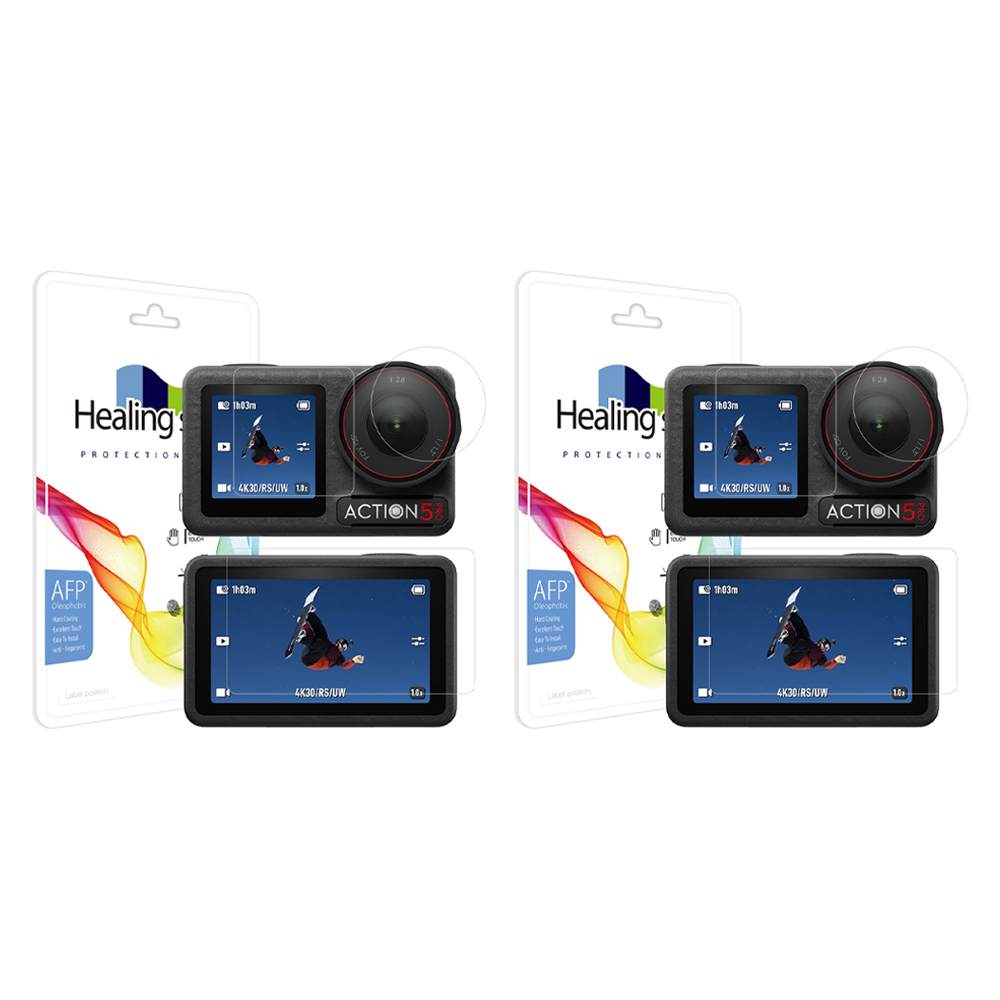 힐링쉴드 DJI 오즈모 액션5 프로 올레포빅 액정보호필름 2p 세트 13,020원
