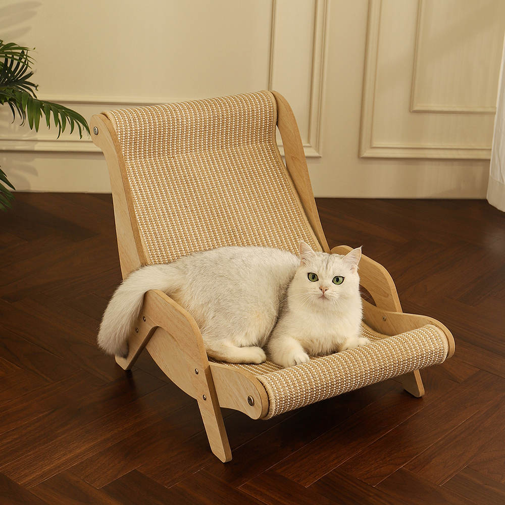 칠시 고양이 리클라이너 소파형 스크래쳐, 브라운, 1개 32,600원