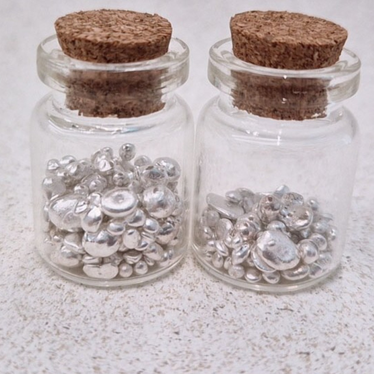 [99.9%실버] 은 그래뉼 20g,10g - 실버 은 은테크 실버바 은재료 은바 투자용 은원재료 54,000원