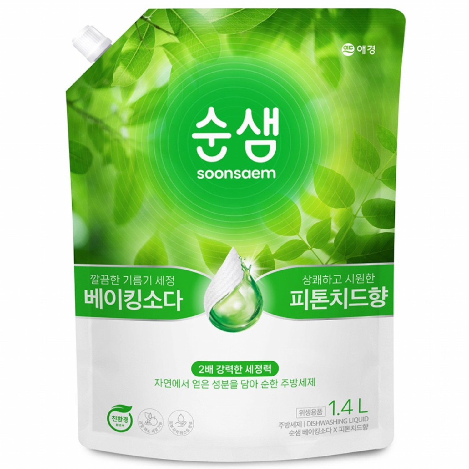 순샘 베이킹소다 피톤치드 리필 세제, 1.4L, 3개 11,290원