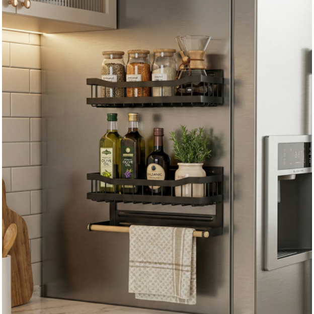 모노델리 무타공 초강력 자석선반 2단, 1개, 블랙 25,000원