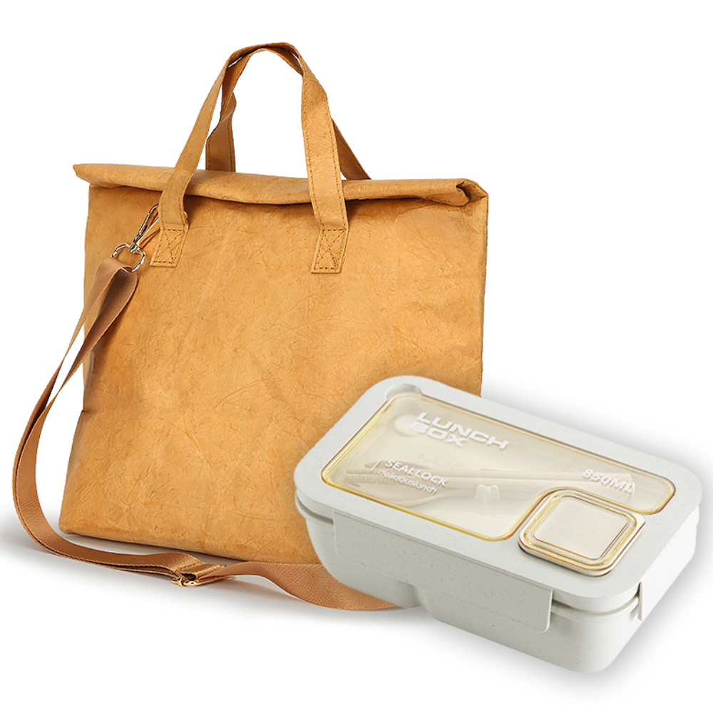 온다온 샐러드 도시락통 + 타이백 도시락가방 세트 밀짚 밀프랩 용기 런치박스 직장인 9,900원