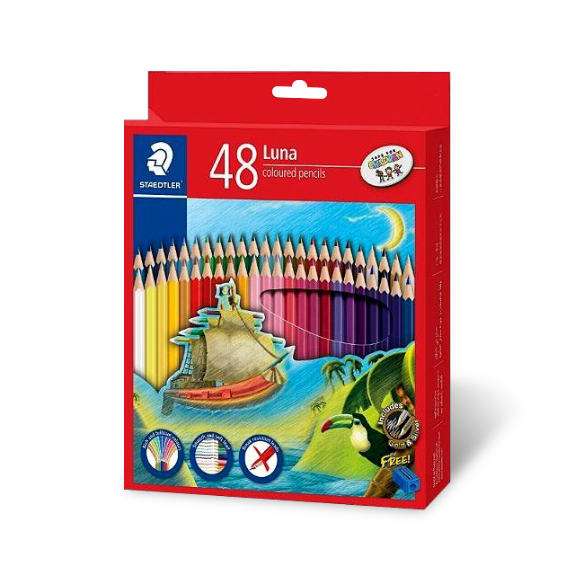 스테들러 루나색연필 지함 + 연필깎이 세트 8,360원